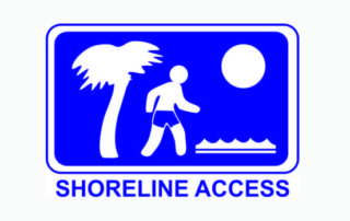 shoreline access